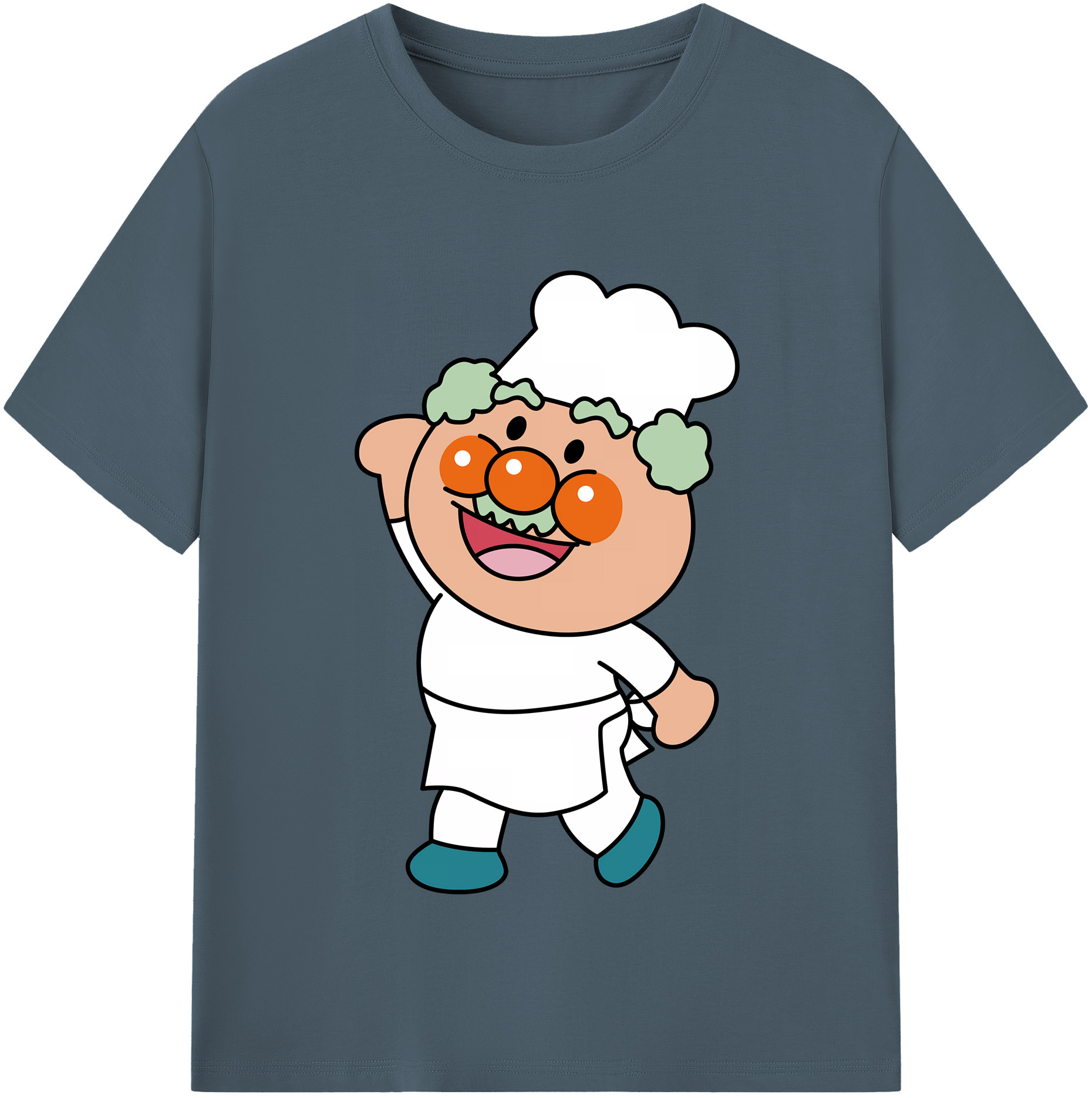 （画像用） アンパンマン Anpanman 綿100％半袖Tシャツ（フロントプリント）
